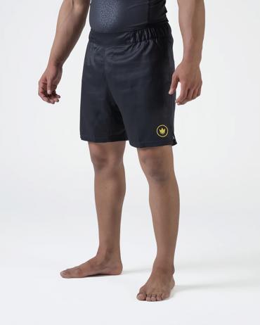 Kingz hybrid Mi-K grappling Shorts-black